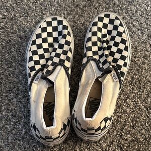 Vans Black and White Checkered Sneakers